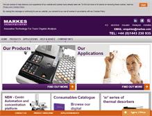 Tablet Screenshot of markes.com